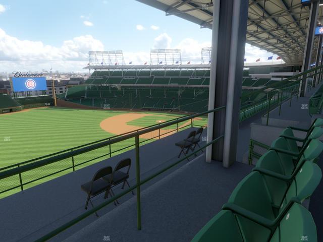 Wrigley Field - Section 404 Left Seat View