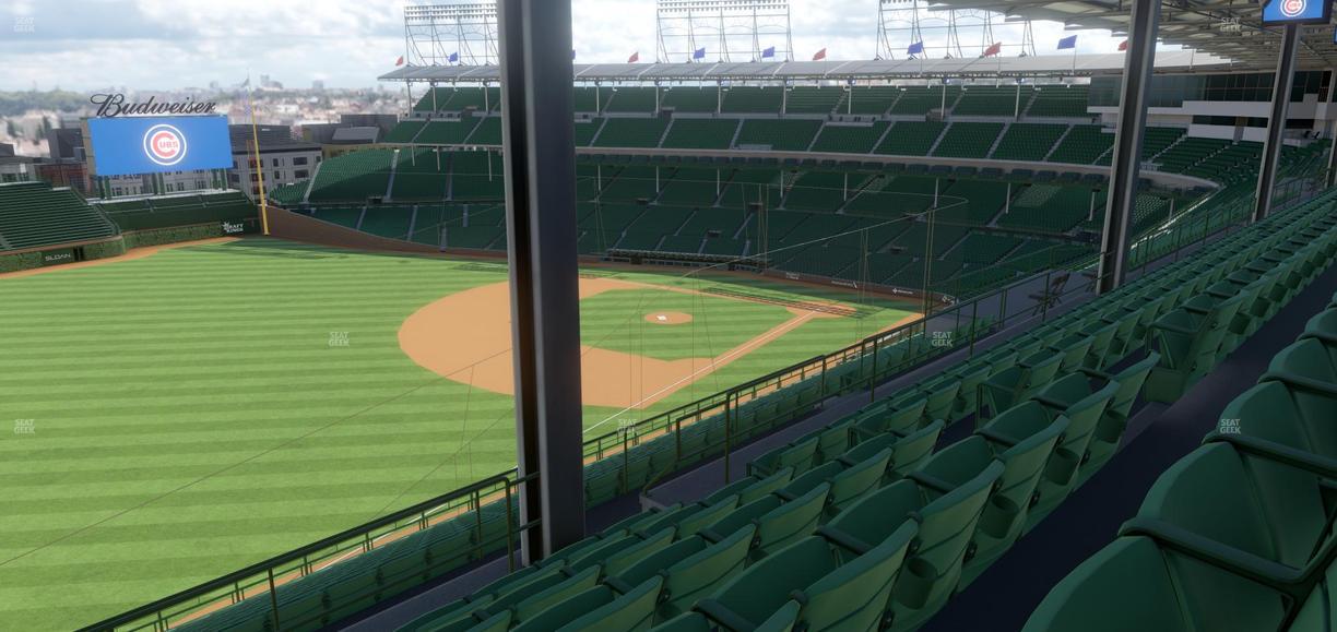 Wrigley Field - Section 405 Left Seat View