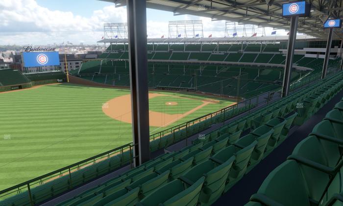 Wrigley Field - Section 405 Left Seat View