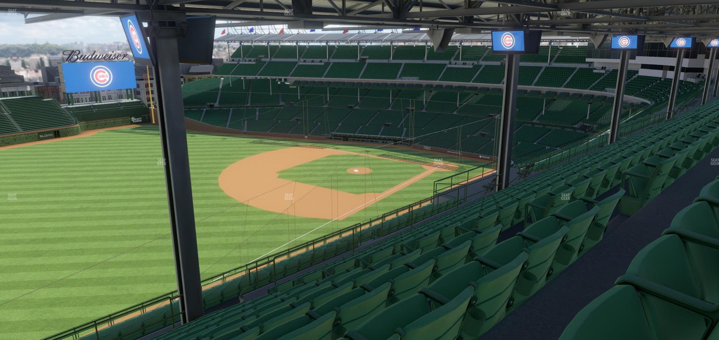 Wrigley Field - Section 405 Left Seat View
