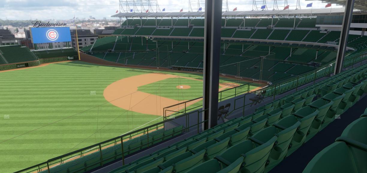 Wrigley Field - Section 406 Left Seat View
