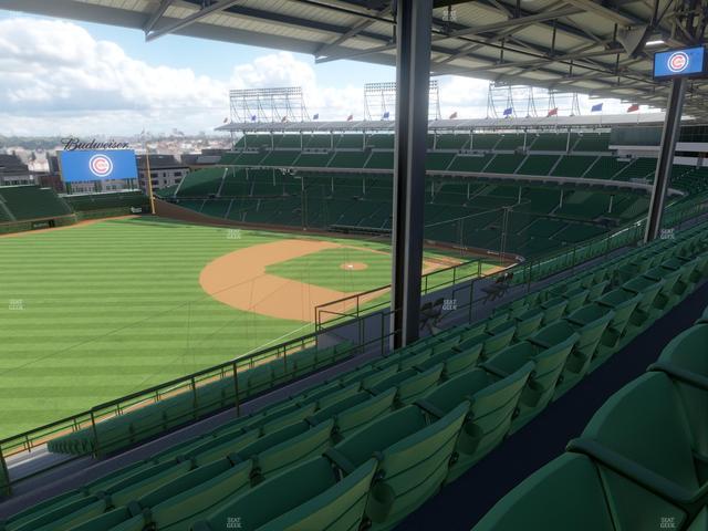 Wrigley Field - Section 406 Left Seat View