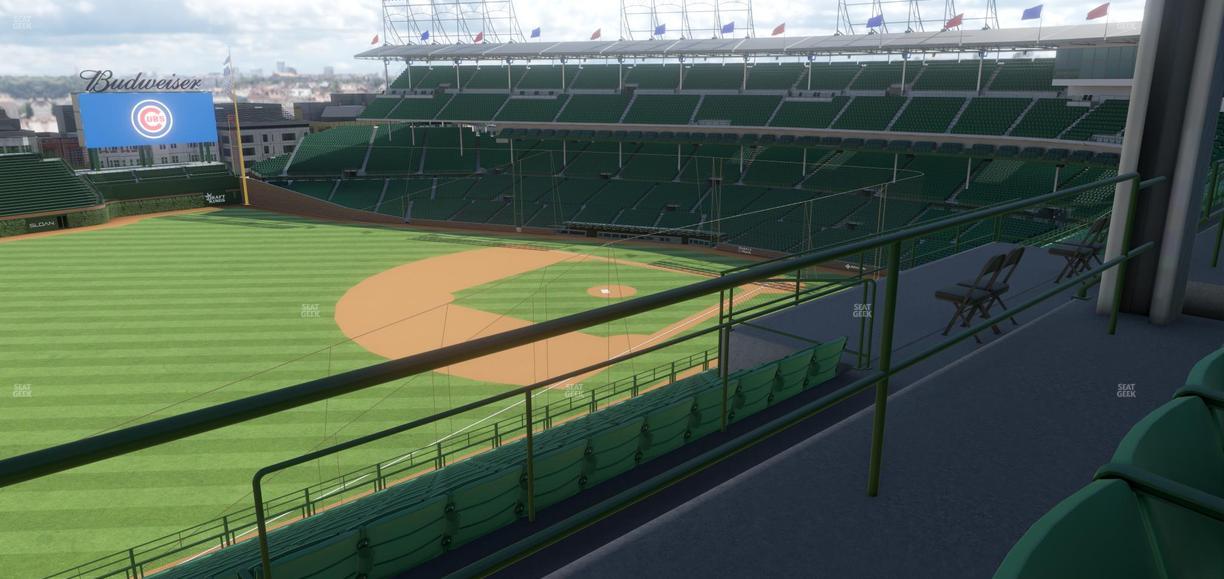 Wrigley Field - Section 406 Left Seat View