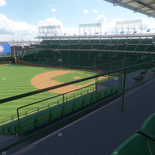 Wrigley Field - Section 406 Left Seat View