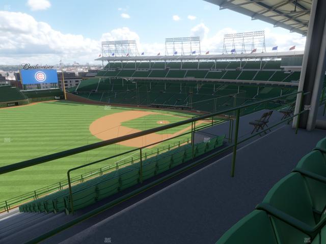 Wrigley Field - Section 406 Left Seat View