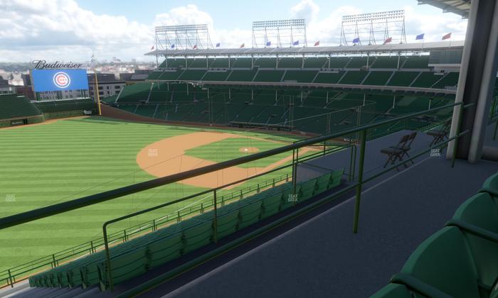 Wrigley Field - Section 406 Left Seat View