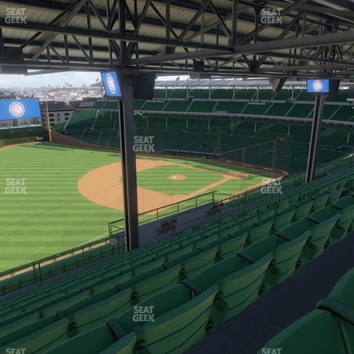 Wrigley Field - Section 406 Left Seat View