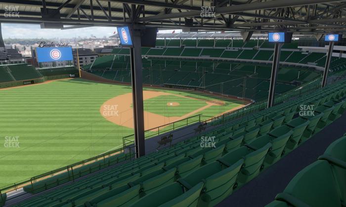 Wrigley Field - Section 406 Left Seat View