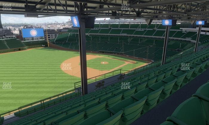 Wrigley Field - Section 406 Left Seat View