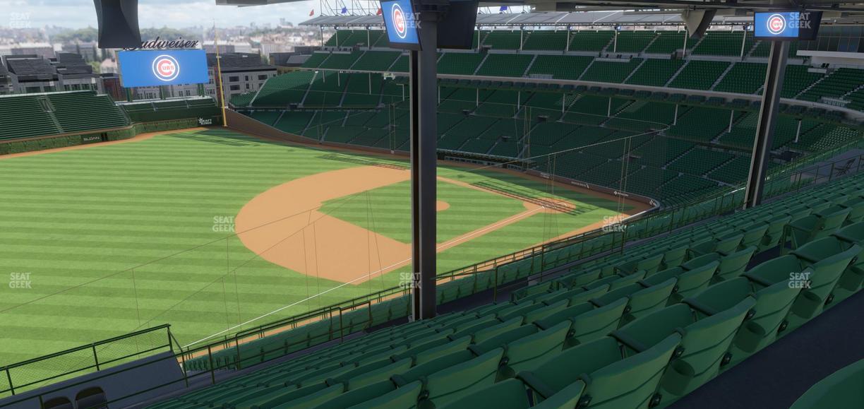 Wrigley Field - Section 407 Left Seat View