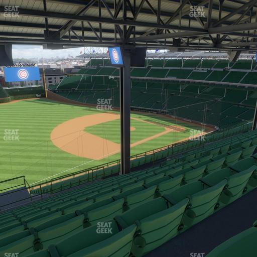 Wrigley Field - Section 407 Left Seat View