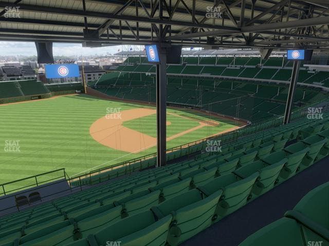 Wrigley Field - Section 407 Left Seat View