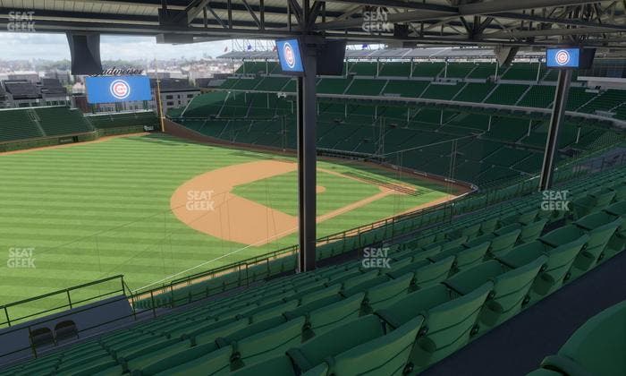 Wrigley Field - Section 407 Left Seat View