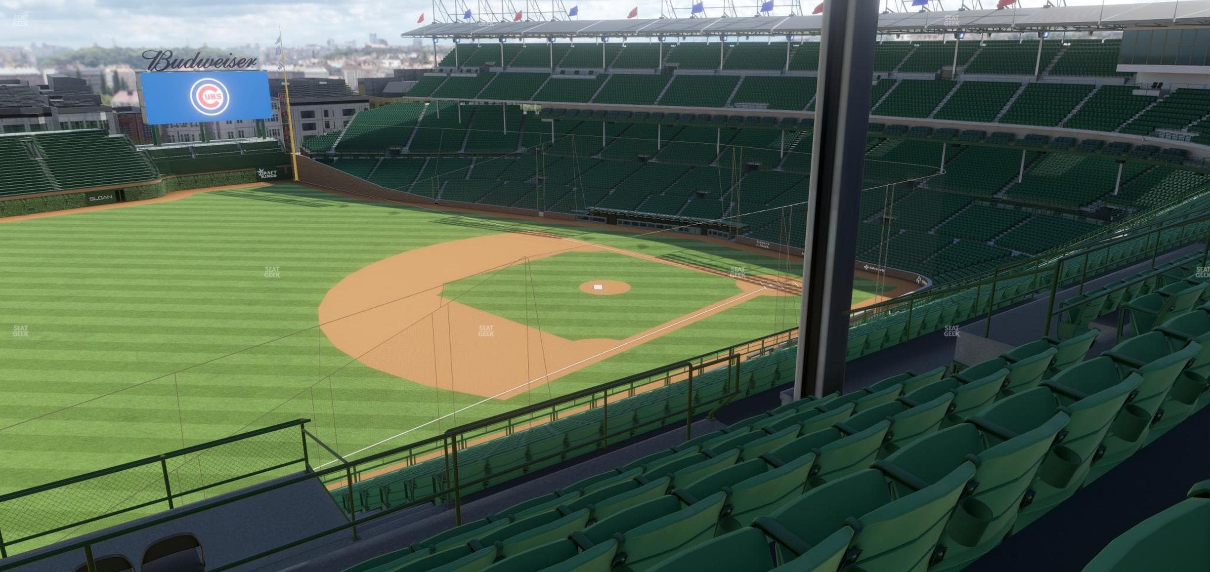 Wrigley Field - Section 407 Left Seat View