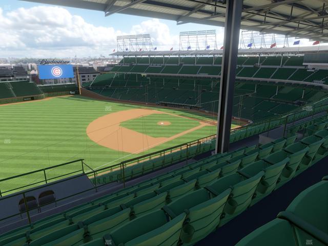 Wrigley Field - Section 407 Left Seat View
