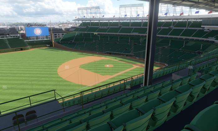 Wrigley Field - Section 407 Left Seat View