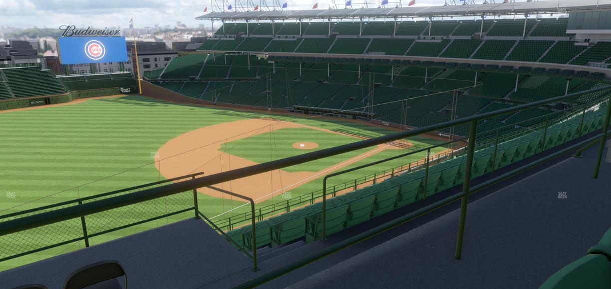 Wrigley Field - Section 407 Left Seat View