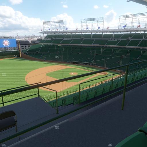 Wrigley Field - Section 407 Left Seat View