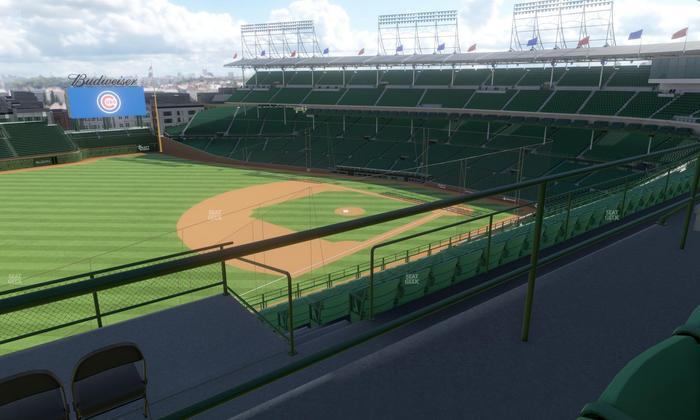 Wrigley Field - Section 407 Left Seat View