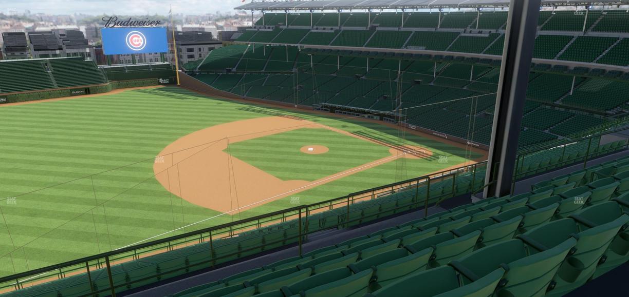 Wrigley Field - Section 408 Left Seat View
