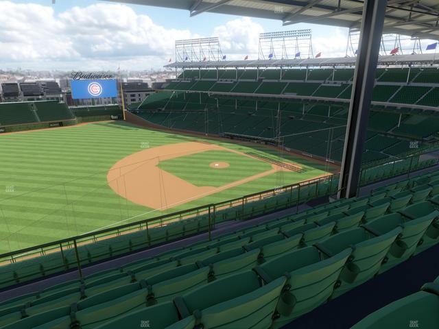 Wrigley Field - Section 408 Left Seat View