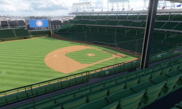 Wrigley Field - Section 408 Left Seat View