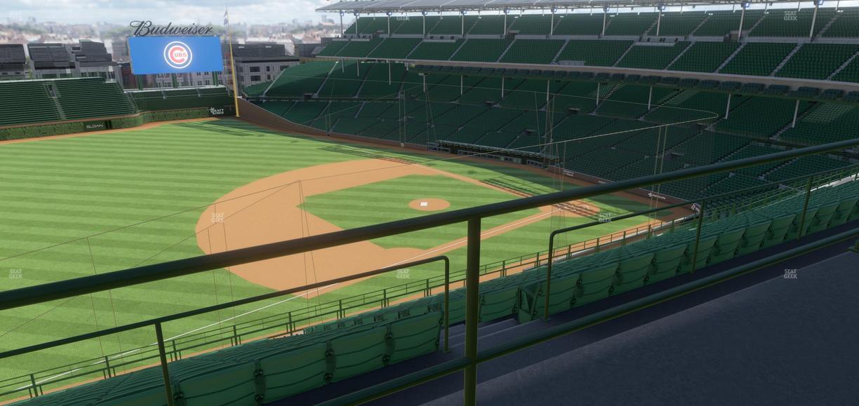 Wrigley Field - Section 408 Left Seat View