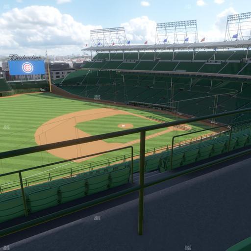 Wrigley Field - Section 408 Left Seat View