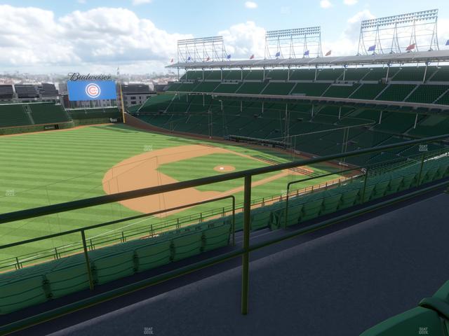 Wrigley Field - Section 408 Left Seat View
