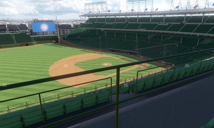 Wrigley Field - Section 408 Left Seat View