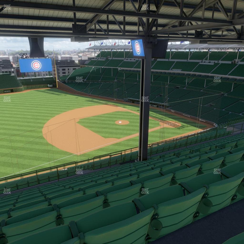 Wrigley Field - Section 408 Left Seat View