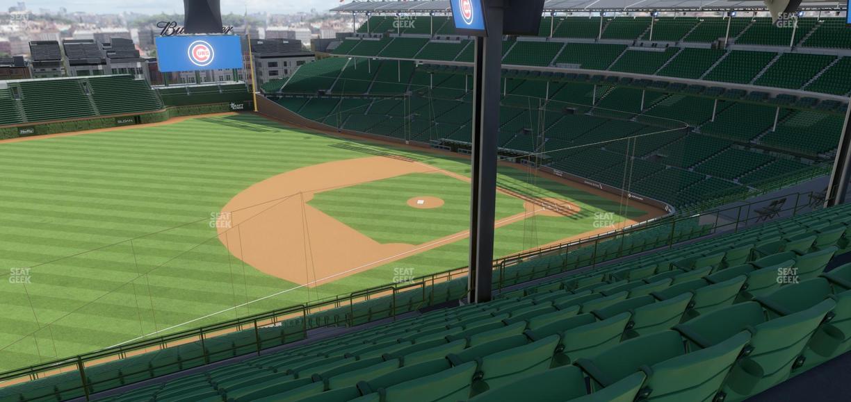 Wrigley Field - Section 408 Left Seat View