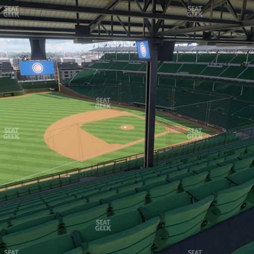 Wrigley Field - Section 408 Left Seat View