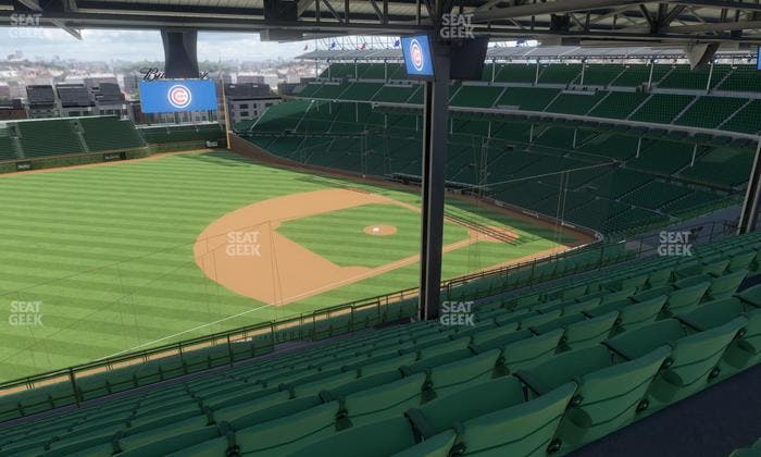 Wrigley Field - Section 408 Left Seat View