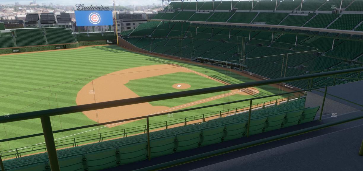 Wrigley Field - Section 409 Left Seat View