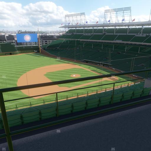 Wrigley Field - Section 409 Left Seat View