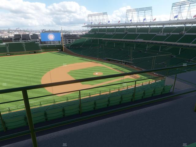 Wrigley Field - Section 409 Left Seat View