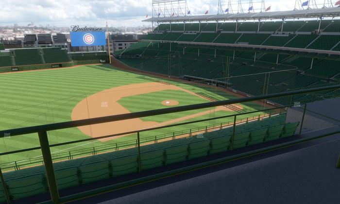 Wrigley Field - Section 409 Left Seat View