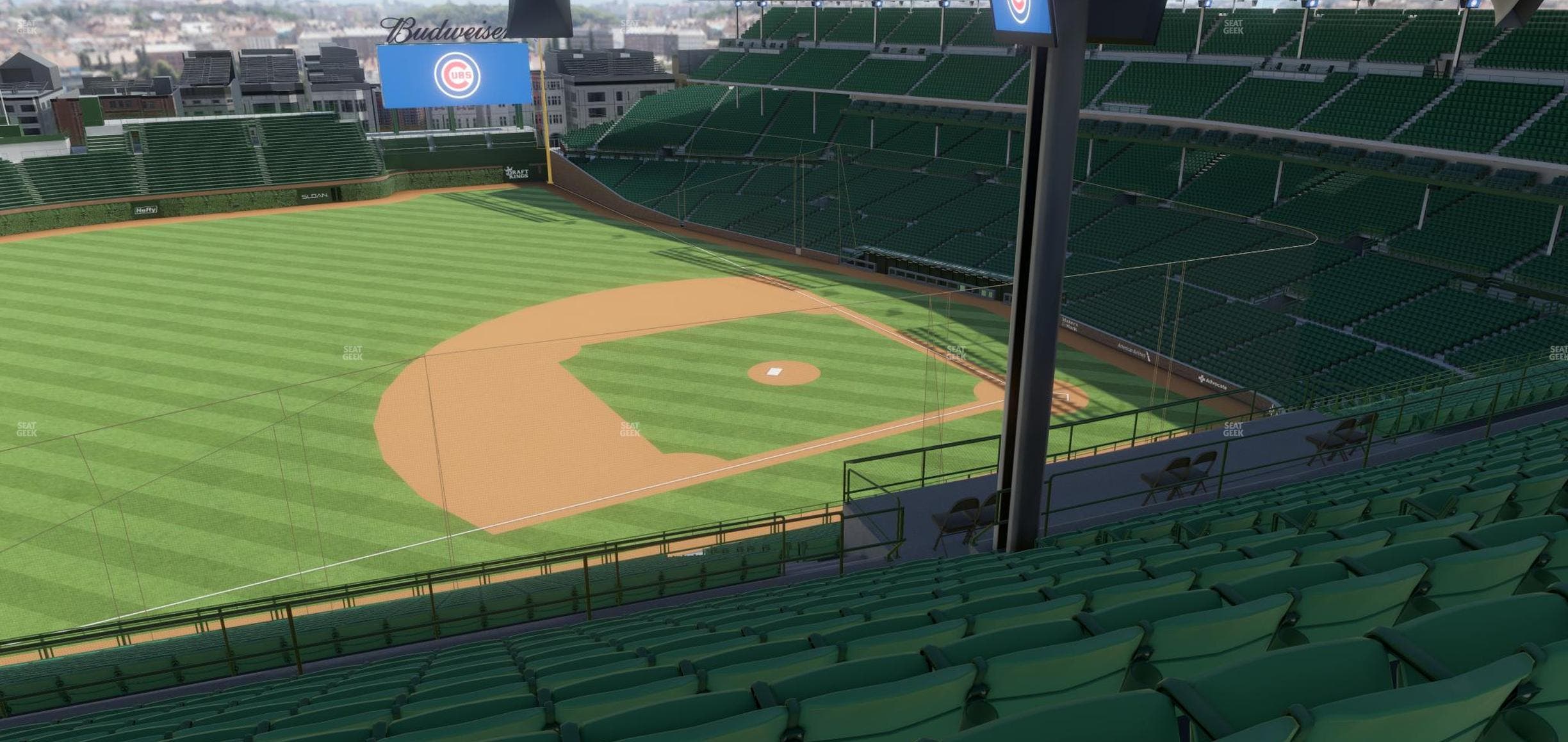 Wrigley Field - Section 409 Left Seat View