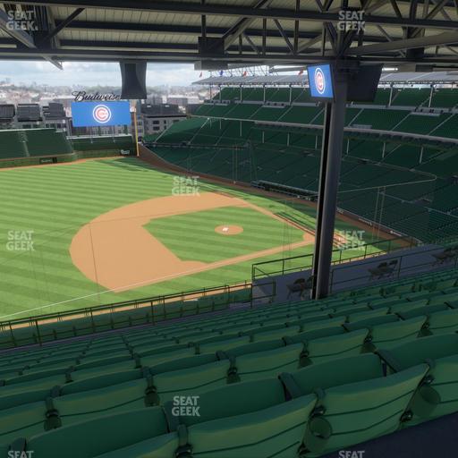 Wrigley Field - Section 409 Left Seat View