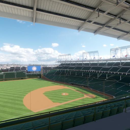 Wrigley Field - Section 409 Left Seat View