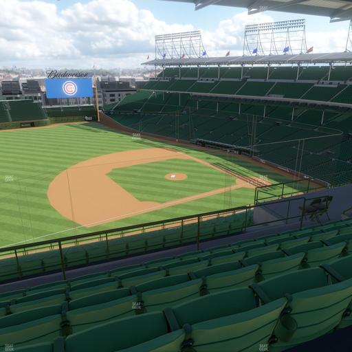 Wrigley Field - Section 409 Left Seat View