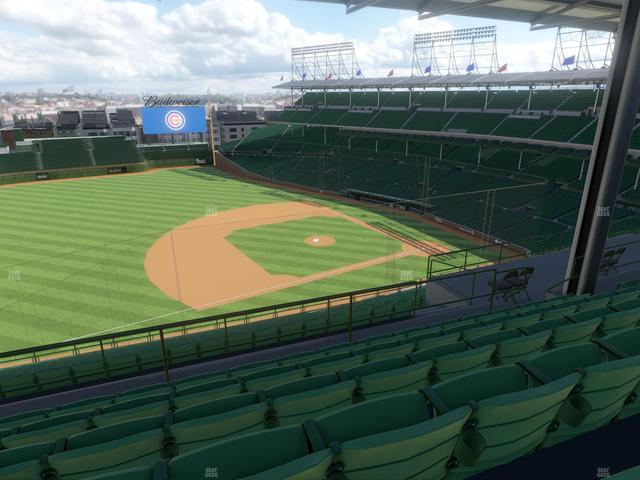 Wrigley Field - Section 409 Left Seat View