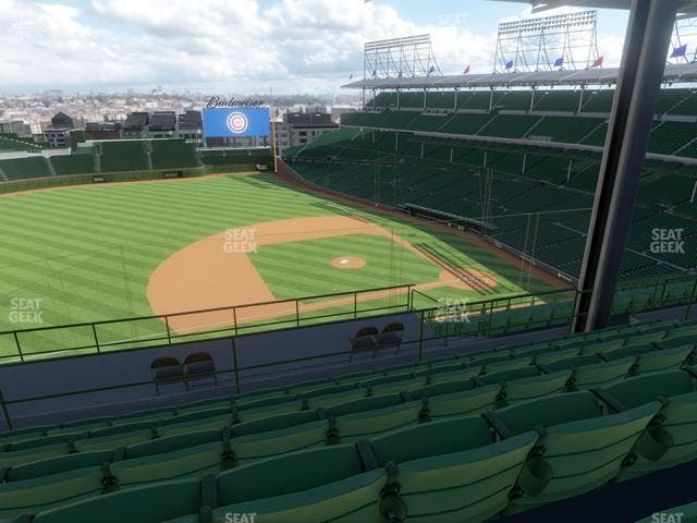 Wrigley Field - Section 410 Left Seat View