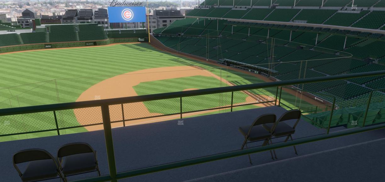 Wrigley Field - Section 410 Left Seat View