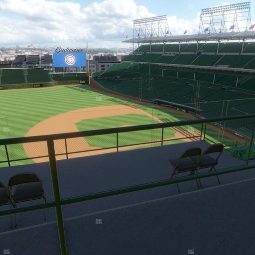 Wrigley Field - Section 410 Left Seat View