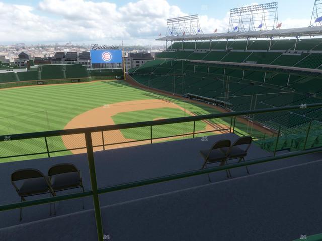 Wrigley Field - Section 410 Left Seat View