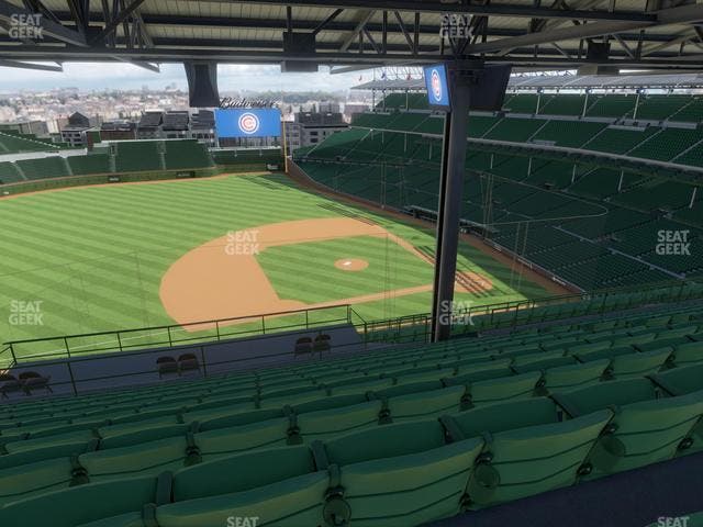 Wrigley Field - Section 410 Left Seat View