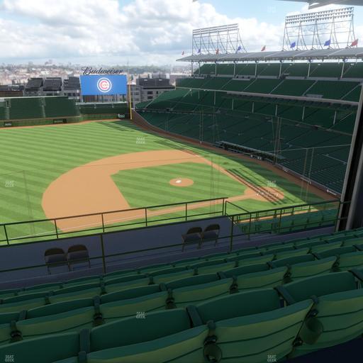 Wrigley Field - Section 410 Left Seat View