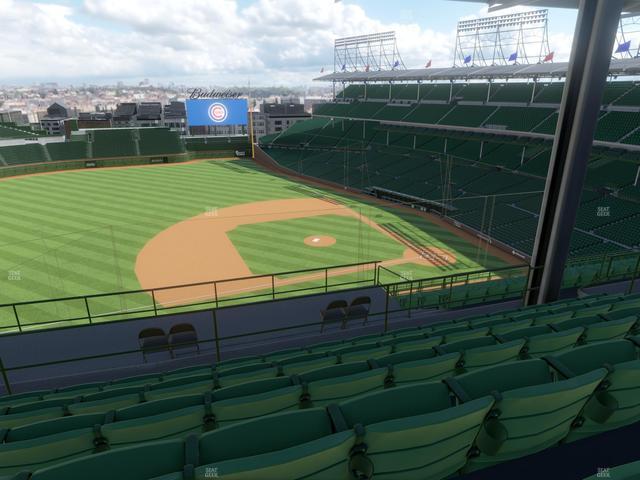 Wrigley Field - Section 410 Left Seat View